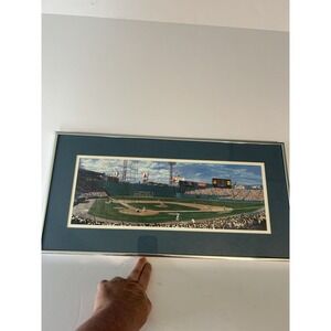 Fenway Park Print Matted‎ And Framed, Print Of July 1987